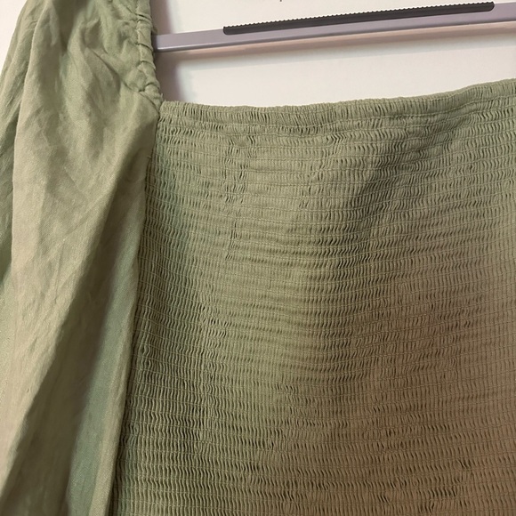 Gianni Bini - Square Neck Long Sleeve Shirt - Picture 3 of 3